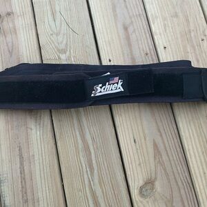 Sheike Black Men’s Support Belt with Velcro Closure